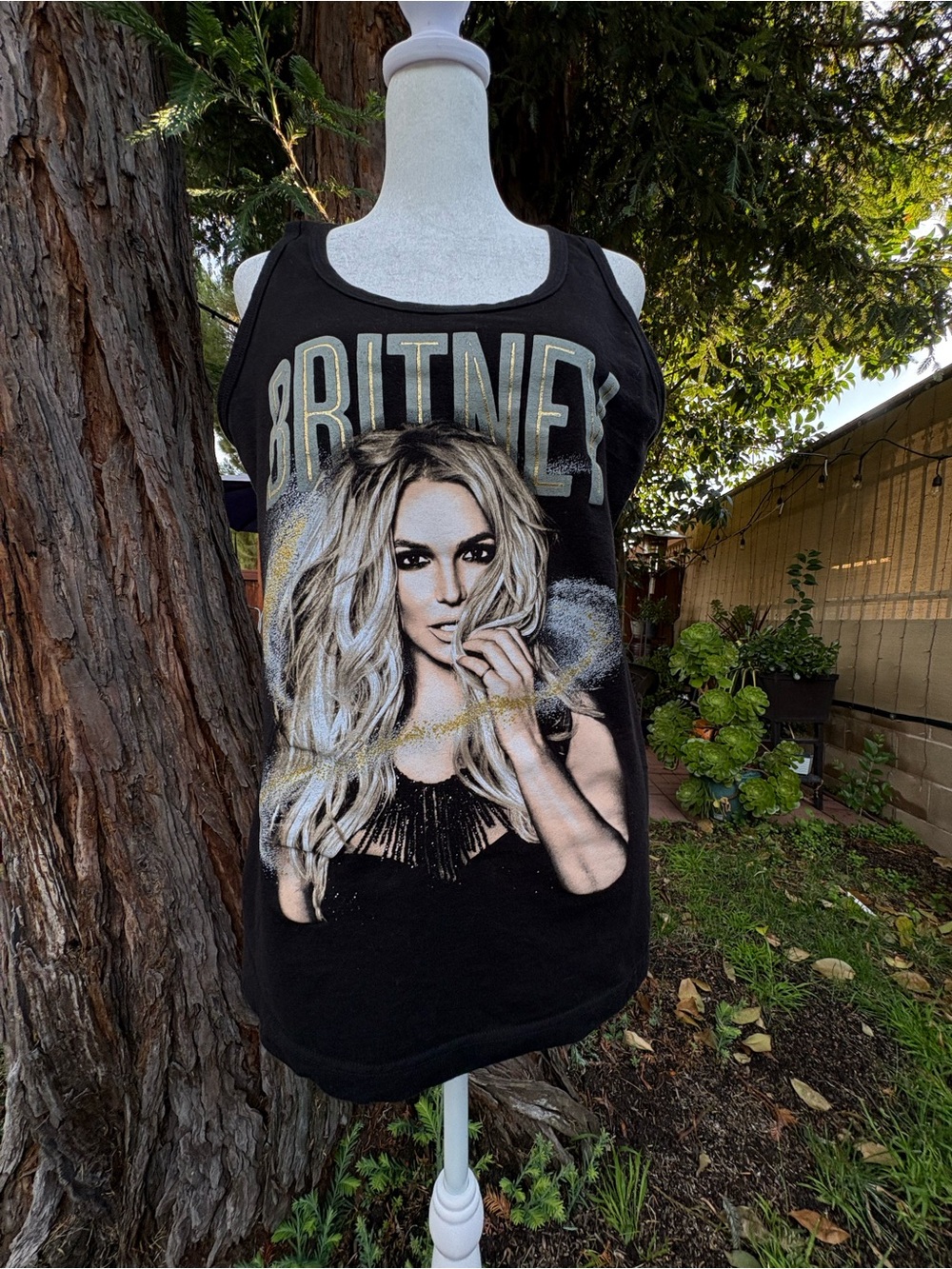 Britney Spears Collection Graphic Tank Top Las Vegas Size Small